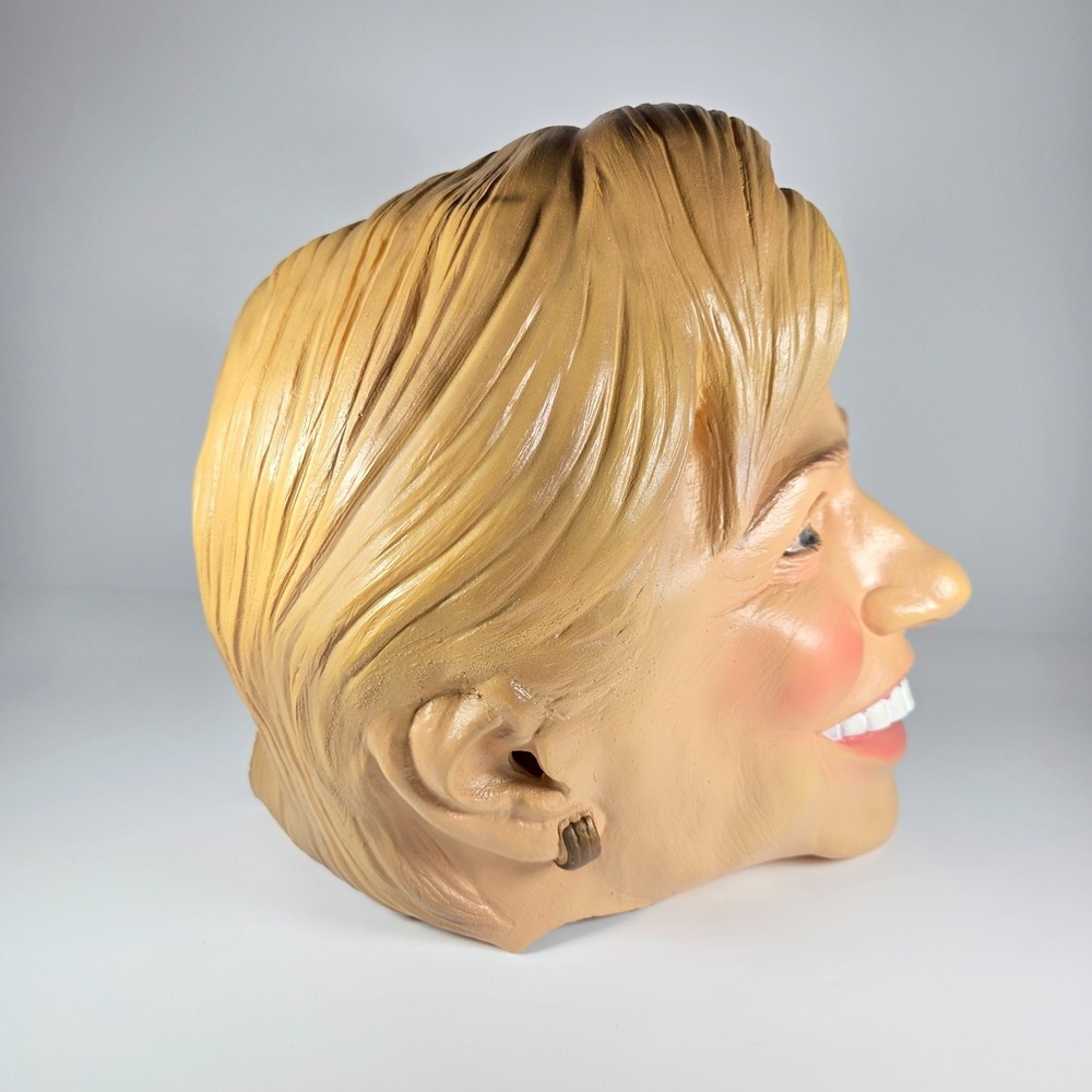 NICE Hillary Clinton Halloween Rubber Vinyl Face Head Mask Costume Disguise 2006 - Picture 6 of 13